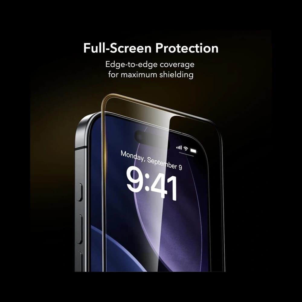 ESR Ultrafit Armorite Pro Edzett Üveg Apple iPhone 16 Pro / 17-hez Átlátszó - 9