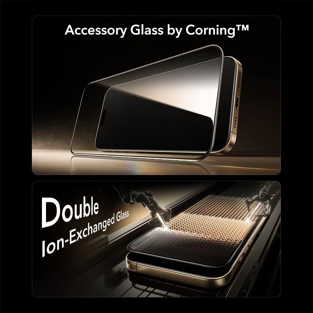 ESR Ultrafit Armorite Pro gehärtetes Glas für Apple iPhone 17 Pro Max klar - 3