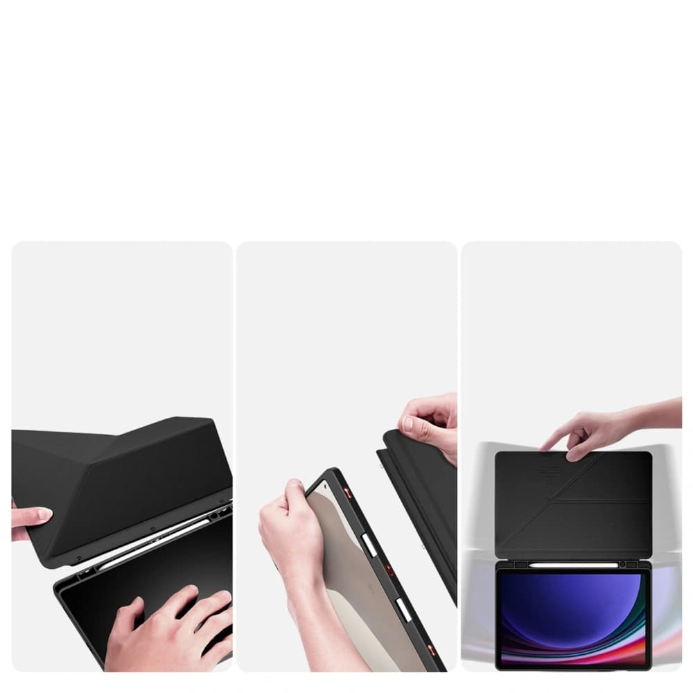 Dux Ducis Magi case with stylus holder for Samsung Galaxy Tab S10 FE / S9 / S9 FE black - 3