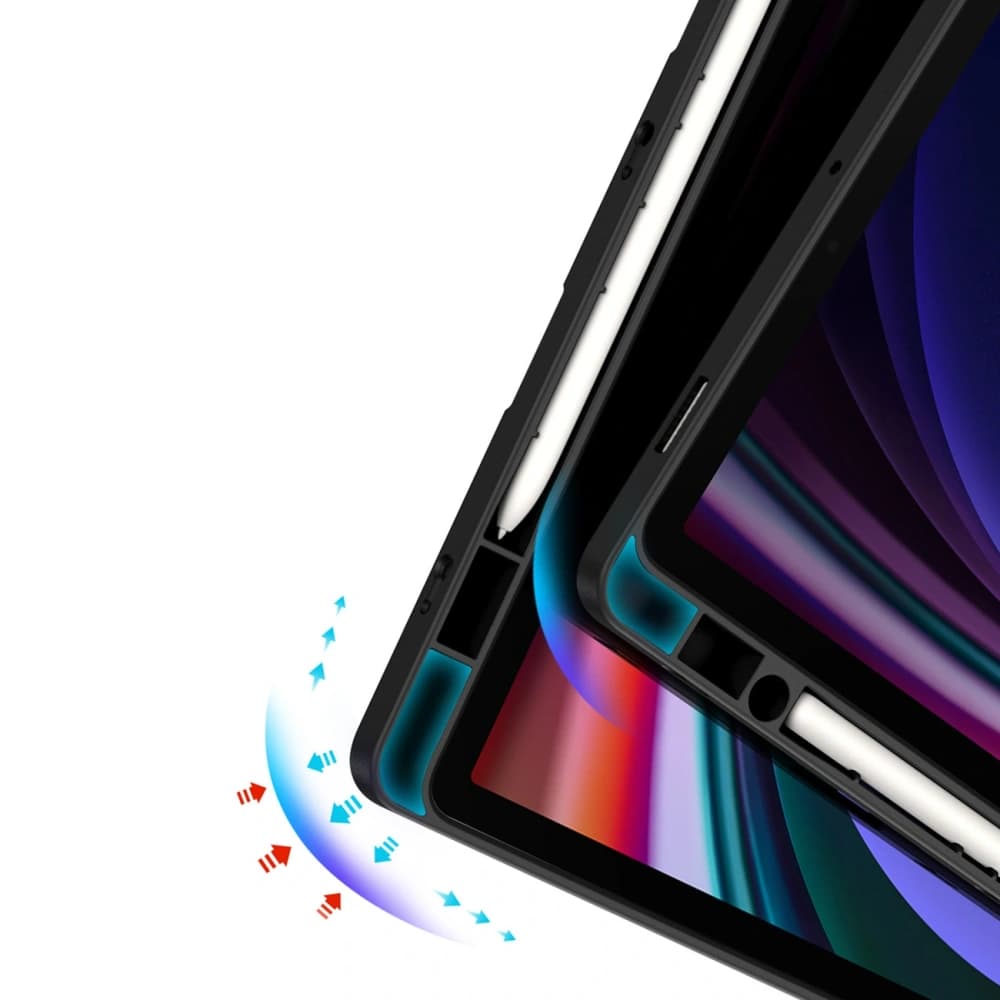 Dux Ducis Magi case with stylus holder for Samsung Galaxy Tab S10 FE / S9 / S9 FE black - 9