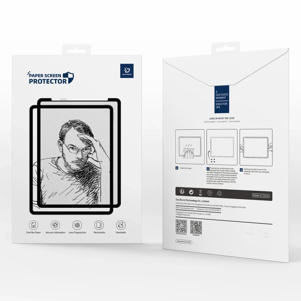 Folie de protecție mată Dux Ducis Naad Paperlike pentru Samsung Galaxy Tab S10 FE+ Plus - 10