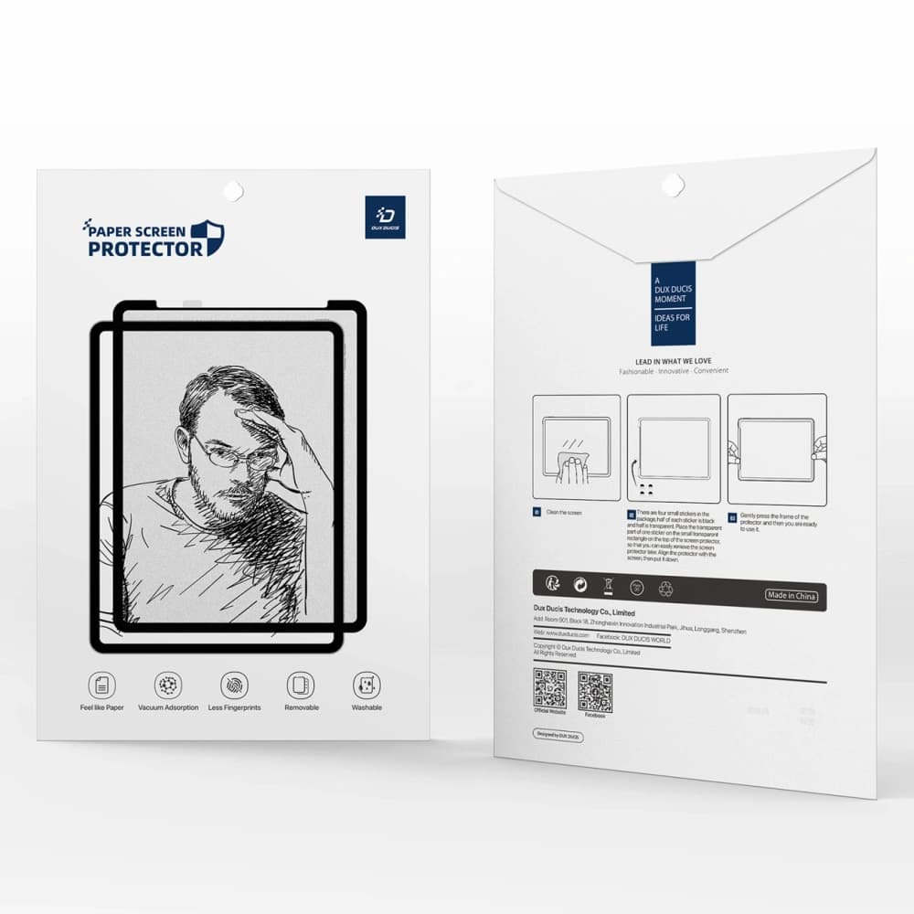 Matná ochranná fólie Dux Ducis Naad Paperlike pro Apple iPad Air 11" 2024/2025 - 10