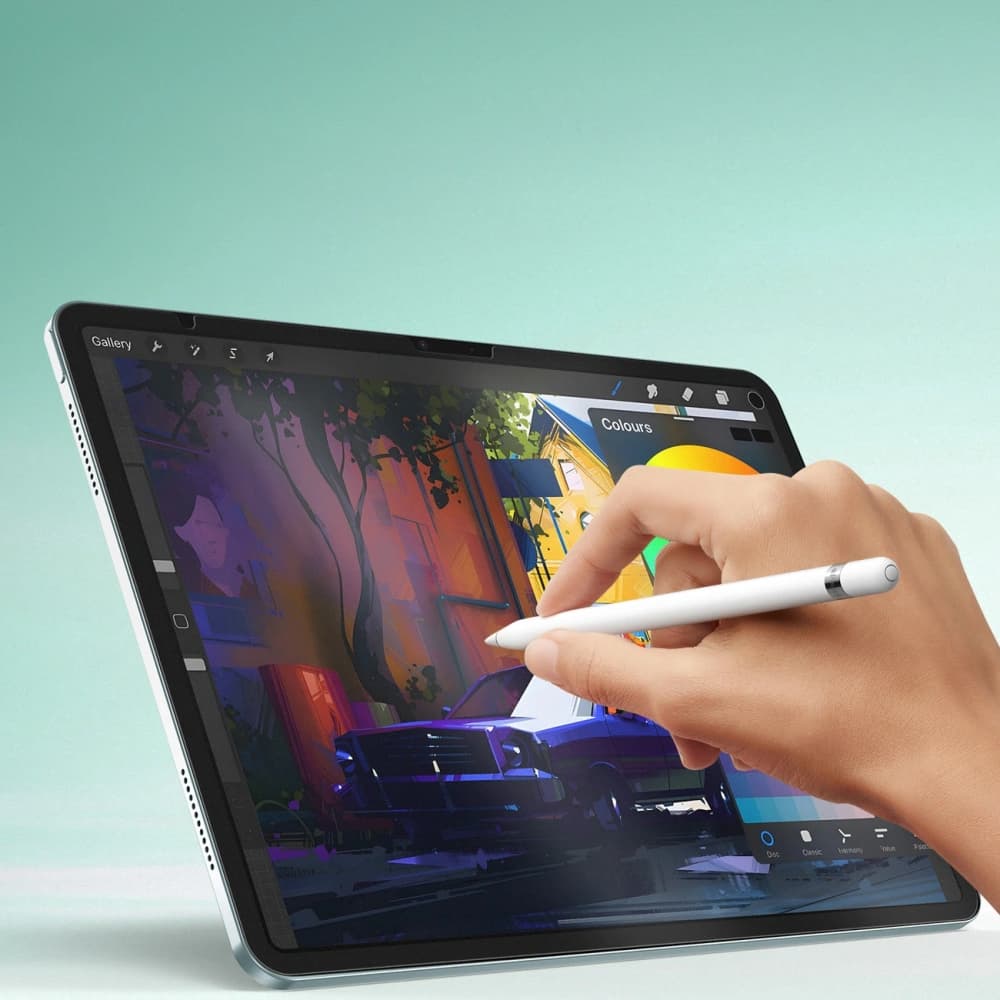 Matná ochranná fólie Dux Ducis Naad Paperlike pro Apple iPad Air 13" 2024 / 13" 2025 s černým rámečkem - 5