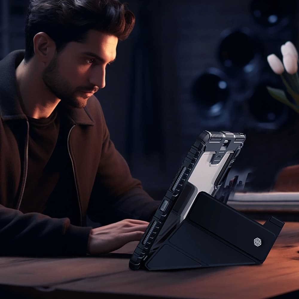 Etui Nillkin Bumper Leather Case Pro pro Apple iPad Air 13" 2024 / 13" 2025 černé - 5