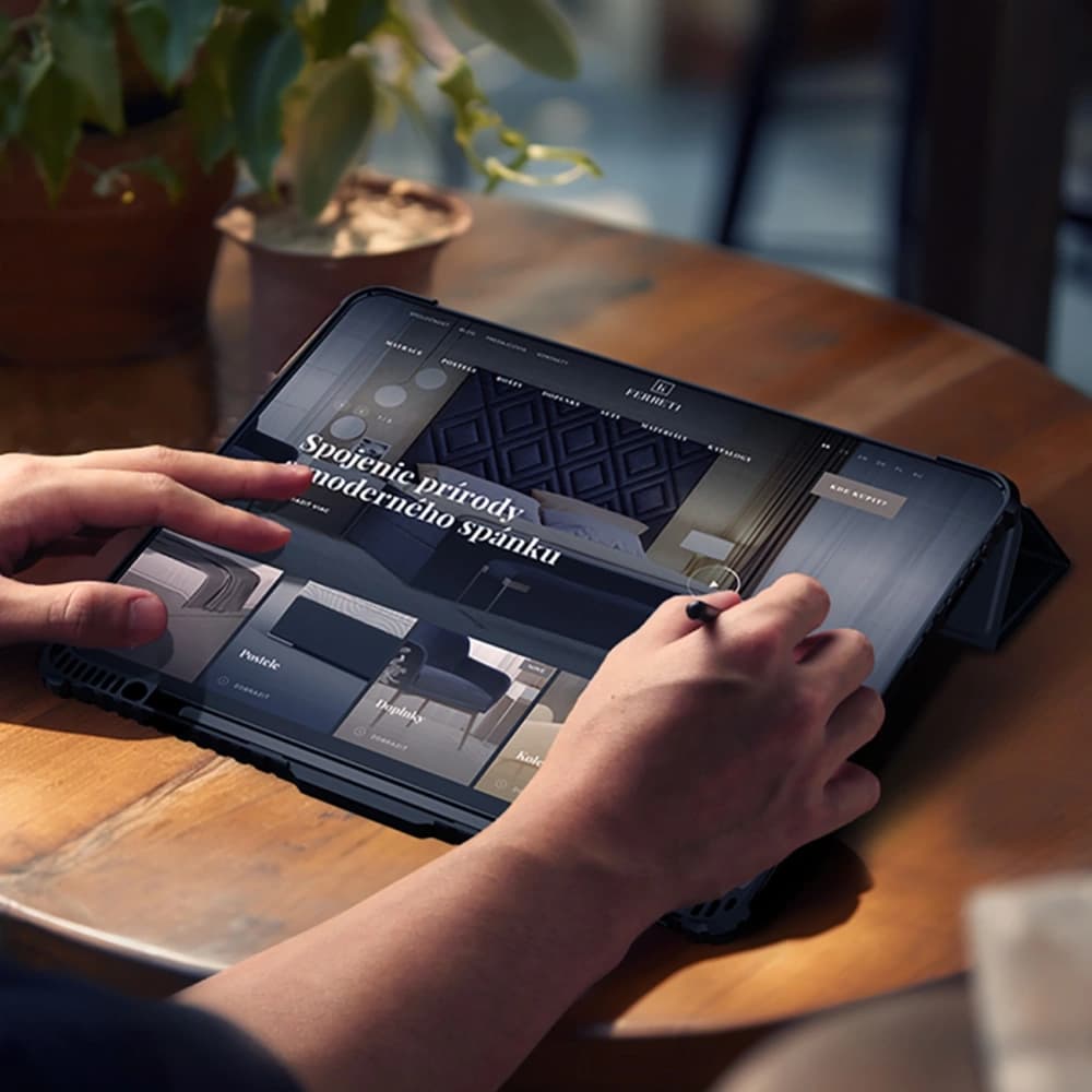 Etui Nillkin Bumper Leather Case Pro pro Apple iPad Air 13" 2024 / 13" 2025 černé - 7