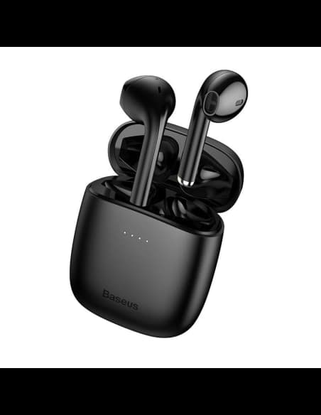 Baseus Drahtloser Kopfhörer Encok W04 TWS, Bluetooth 5.0 (schwarz)