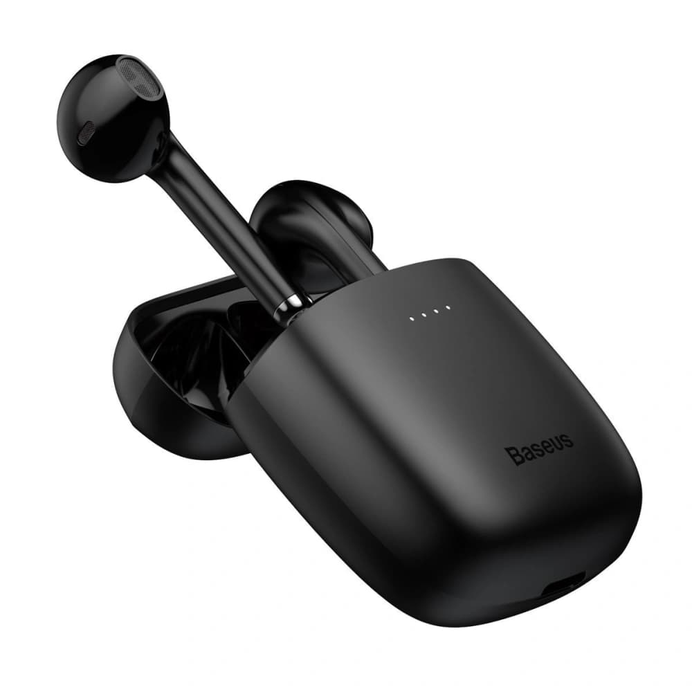 Baseus Drahtloser Kopfhörer Encok W04 TWS, Bluetooth 5.0 (schwarz) - 4