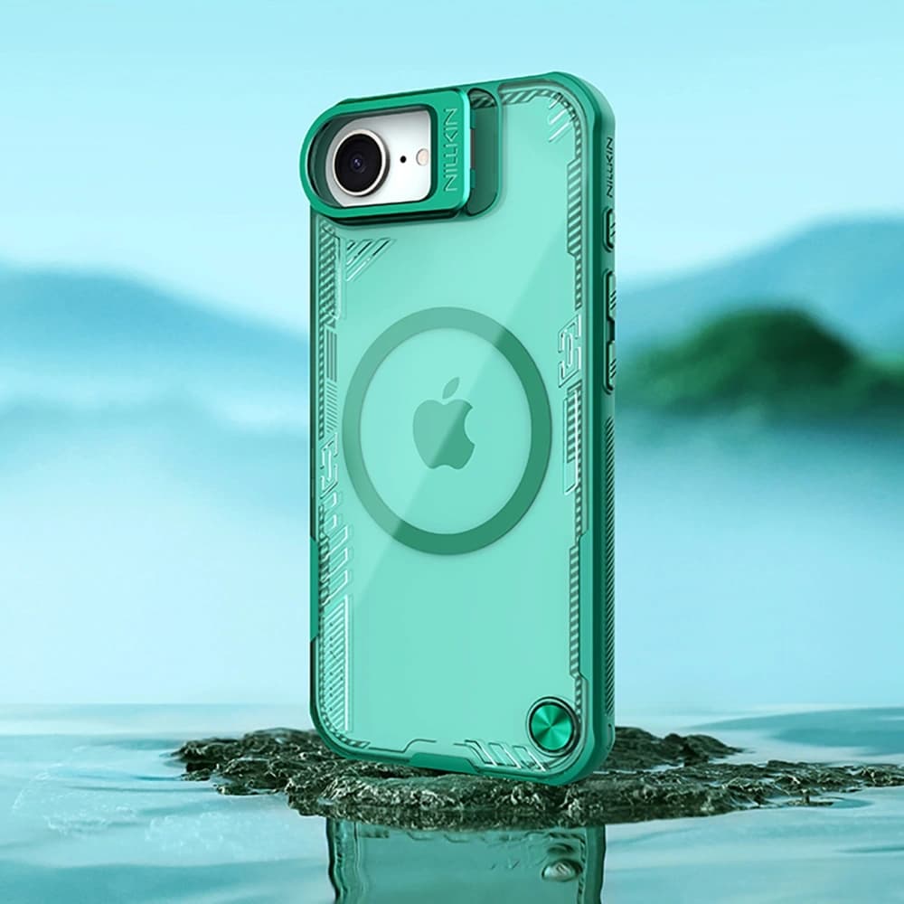 Nillkin Iceblade Prop mágneses Apple iPhone 16e zöld - 6