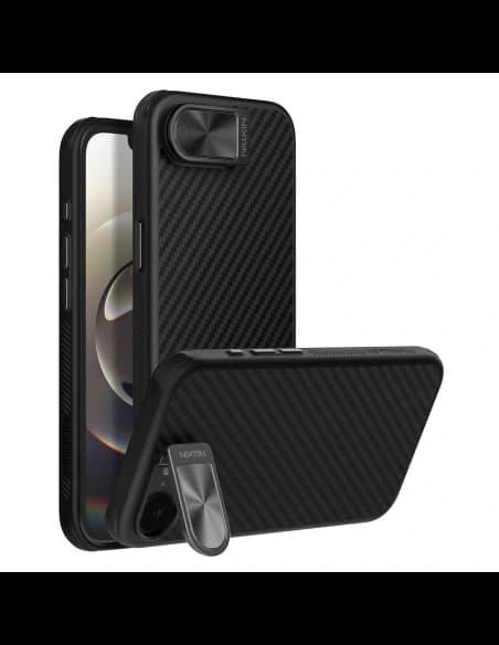 Nillkin CarboProp Magnetický Apple iPhone 16e černý