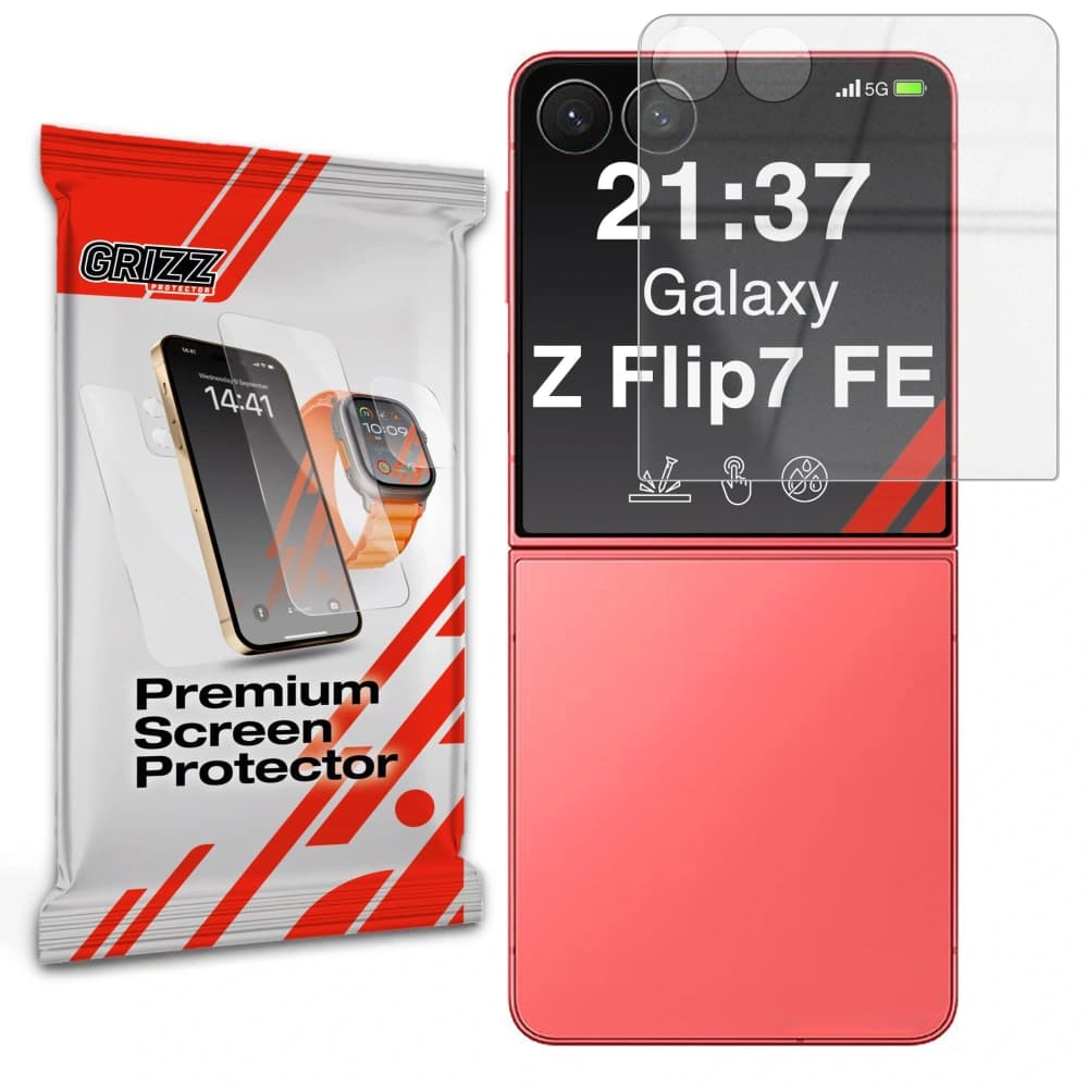 GrizzGlass HybridGlass Samsung Galaxy Z Flip7 FE - 1