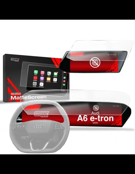 Matte GrizzGlass CarDisplay Protection Audi A6 e-tron 14,5" (2025) [2in1]