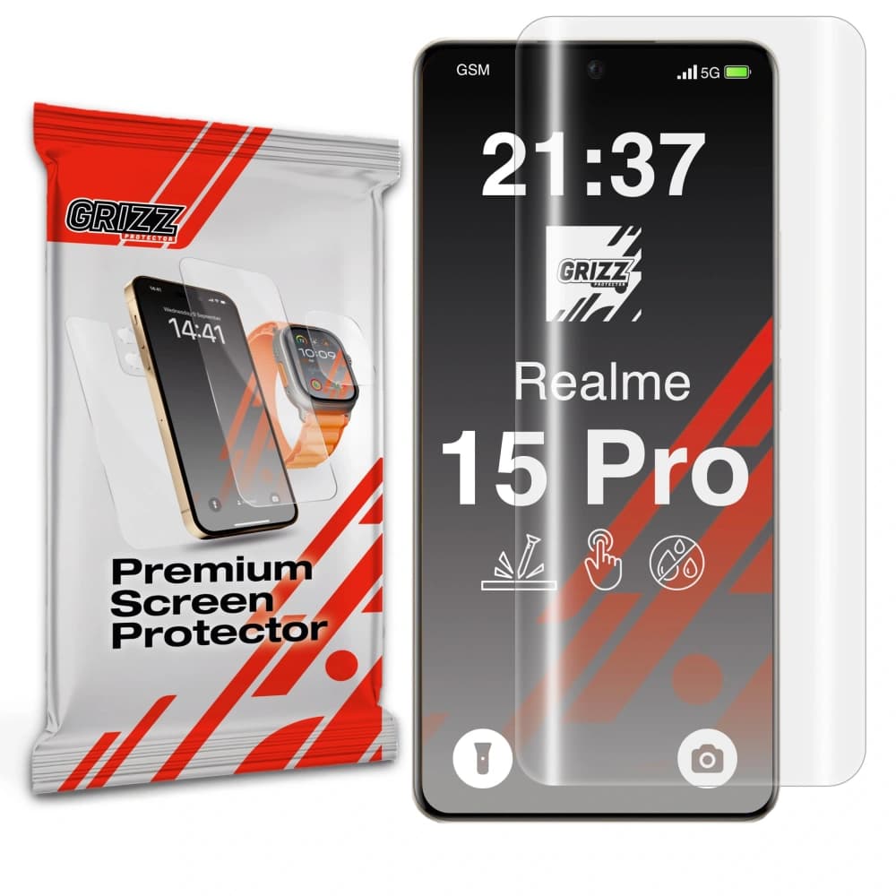 GrizzGlass Hydrofilm Realme 15 Pro - 1