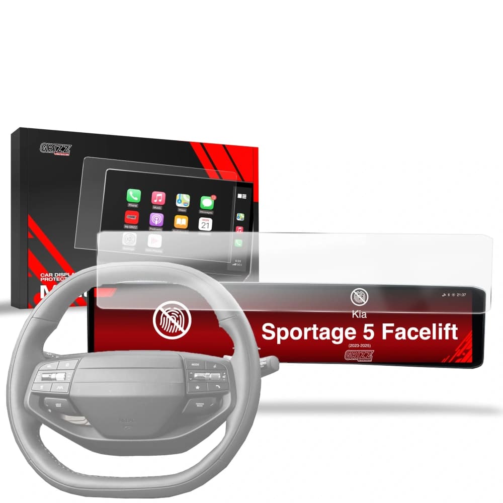 Matte GrizzGlass CarDisplay Protection Kia Sportage 5 Business Line Facelift 24" (2025) - 1