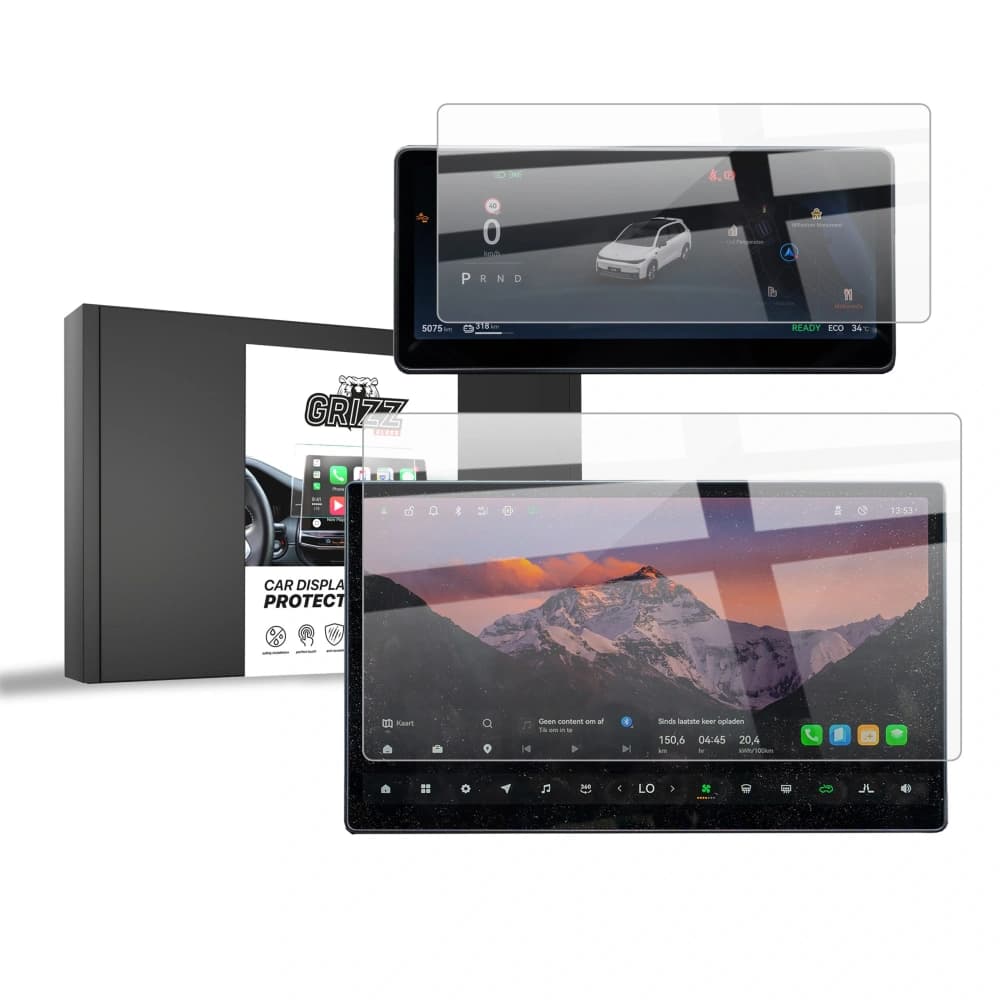 Ceramic GrizzGlass CarDisplay Protection Leapmotor C10 14,6" (2025) [2in1] - 1