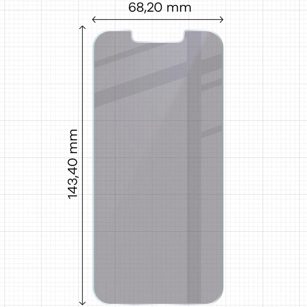 Bizon Glass Mule Shadow Apple iPhone 16e matt - 2