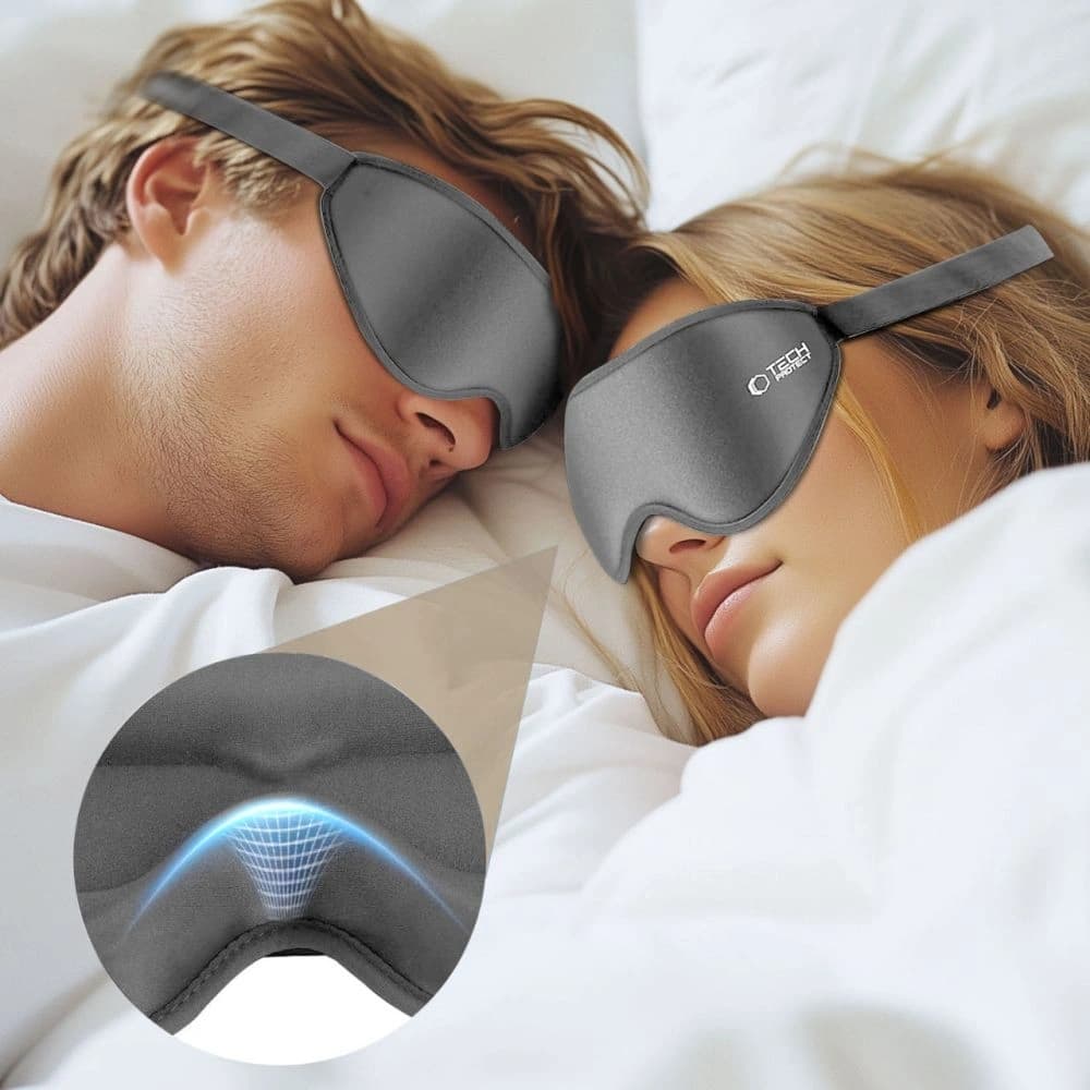 Tech-Protect Eyeshade Sleep Mask Grey - 5