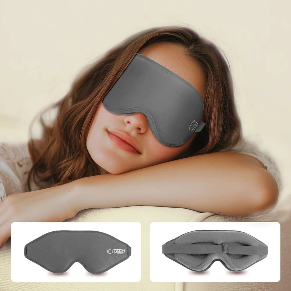 Tech-Protect Eyeshade Sleep Mask Grey - 6