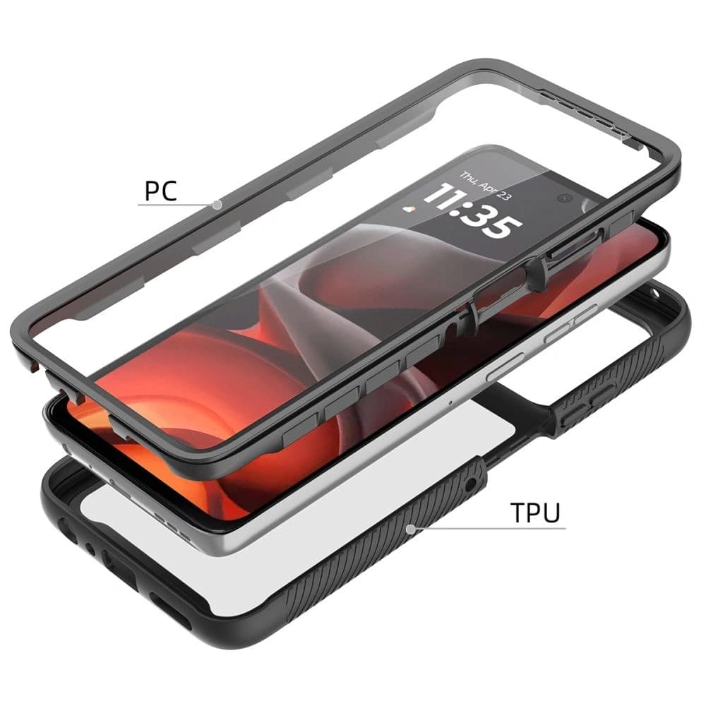 Tech-Protect Defense Motorola Moto G56 5G Fekete - 5