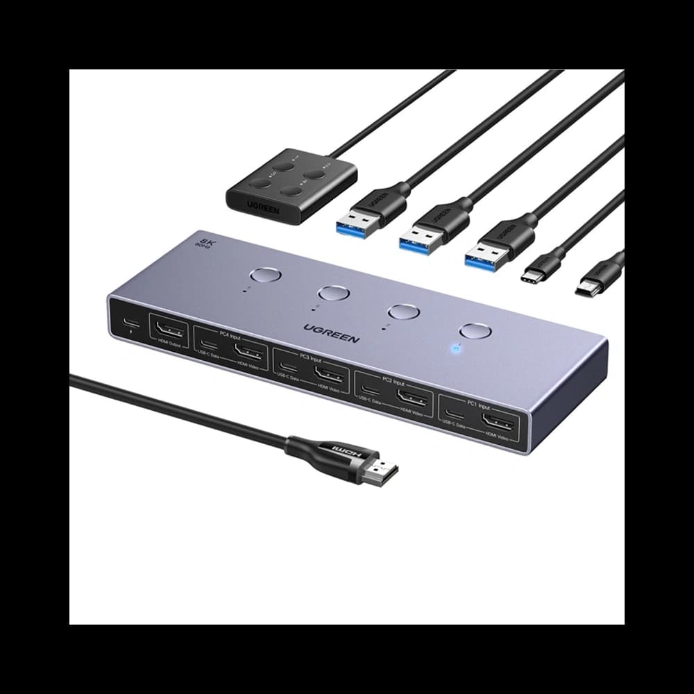 UGREEN AK701 Switch KVM 4 în 1 HDMI 60Hz - 2