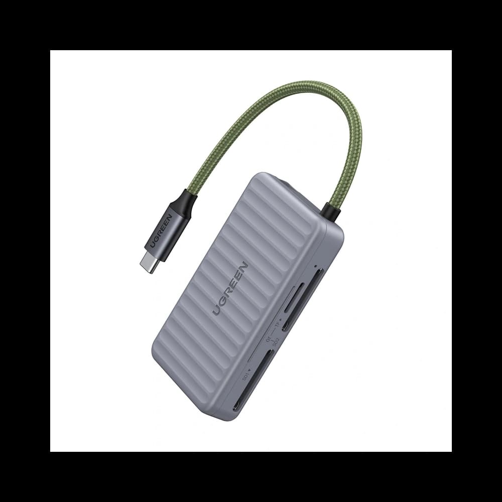 UGREEN CM868 USB-C Čtečka karet 2xSD1xTF 170MB/s (šedá) - 1