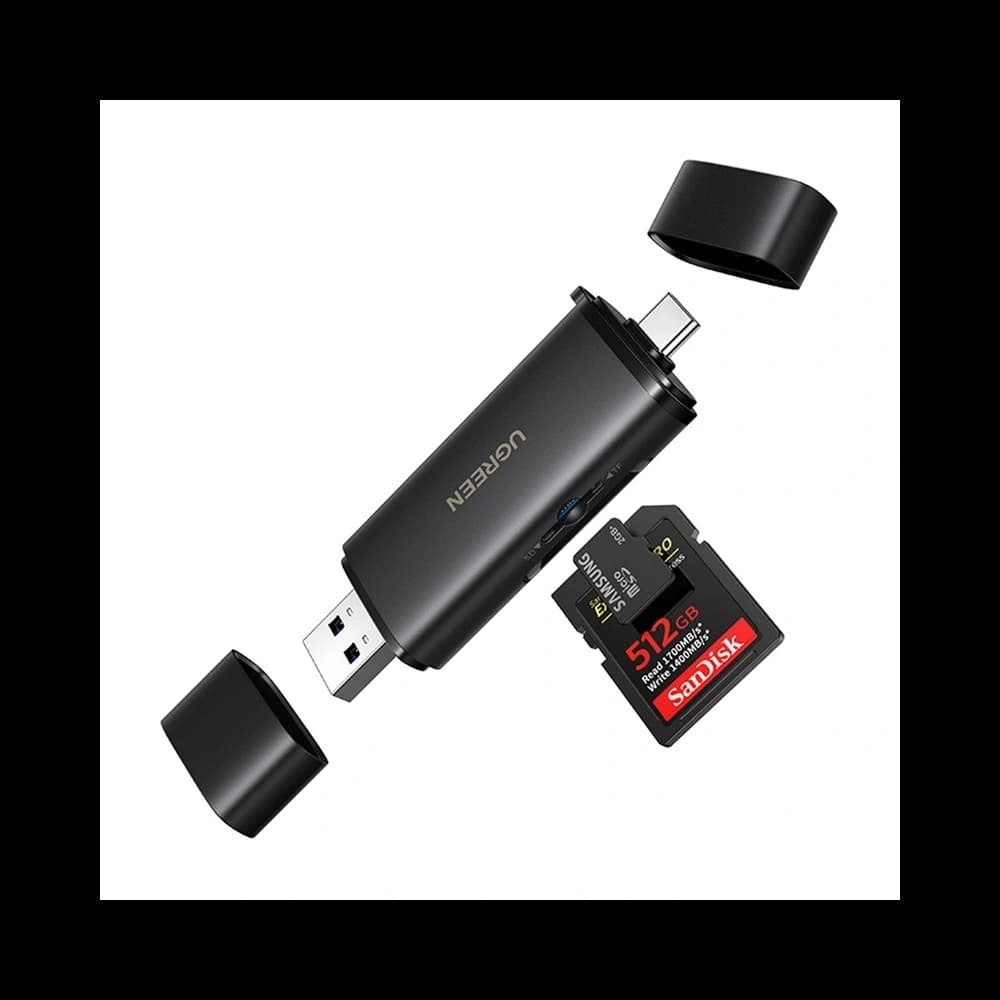 UGREEN CM803 Cititor de carduri USB-C / USB-A SD/TF 312MB/s - 1