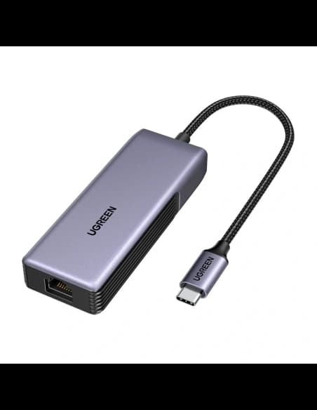 Adaptor de rețea UGREEN UGCM848 USB-C / RJ45 5Gbps (negru)