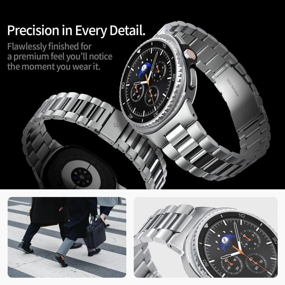 Spigen Modern Fit Band Samsung Galaxy Watch 8 / Classic 40/44/46mm Silver - 10