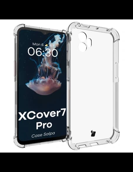 Husă Bizon Case Salpa Samsung Galaxy XCover 7 Pro transparentă