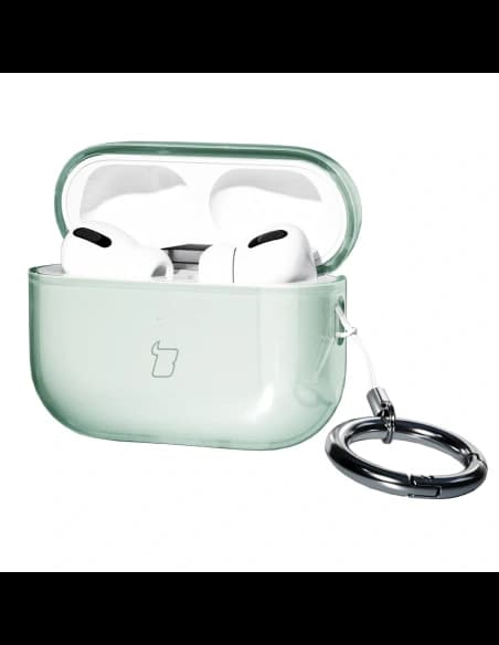 Bizon Case Headphone Clear Apple AirPods Pro 3 clear-green