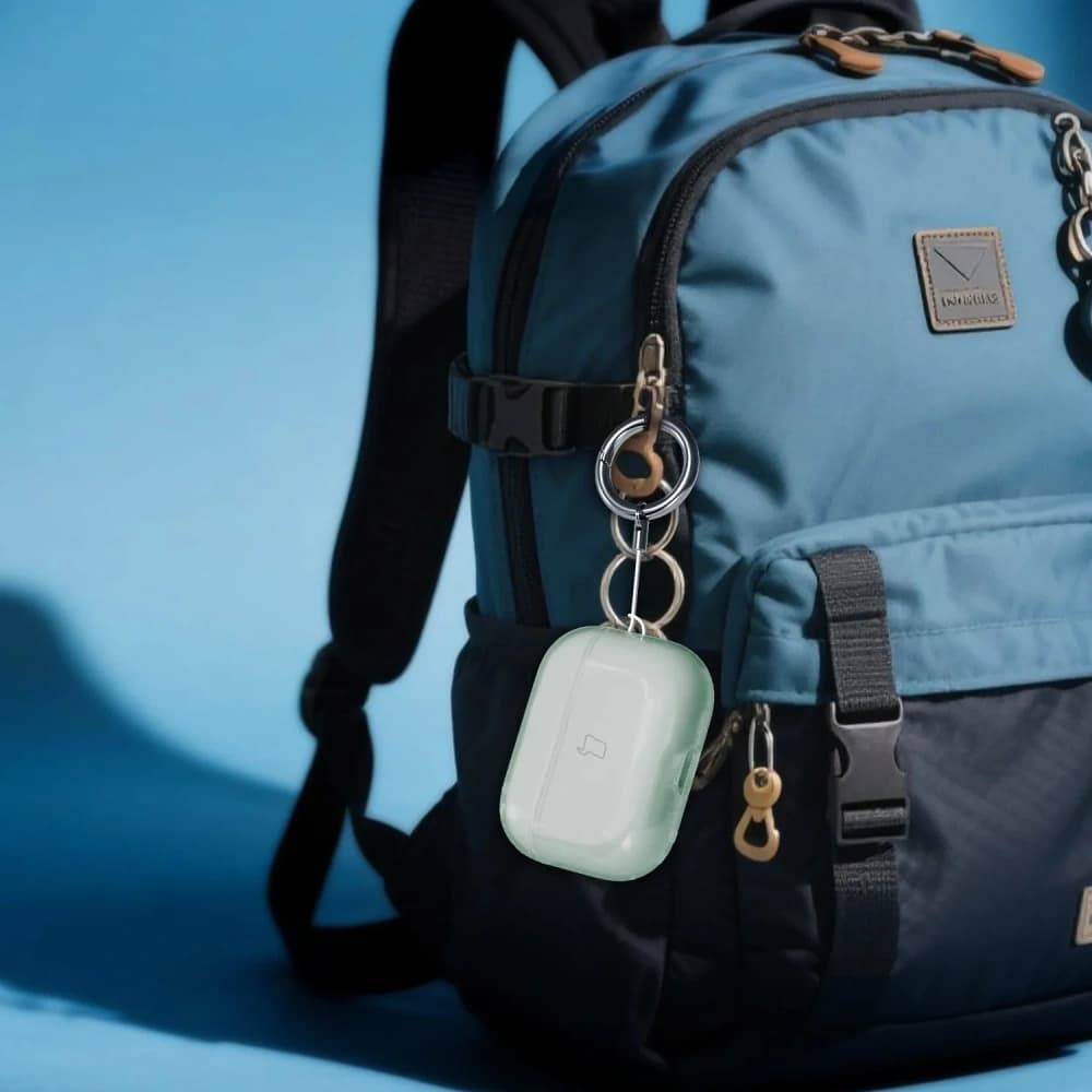 Bizon Case Headphone Clear Apple AirPods Pro 3 clear-green - 4