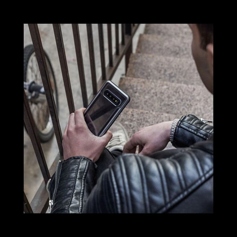 Hliníkový kryt X-Doria Defense Shield Samsung Galaxy S10 (test pádu 3m) (černý) - 6