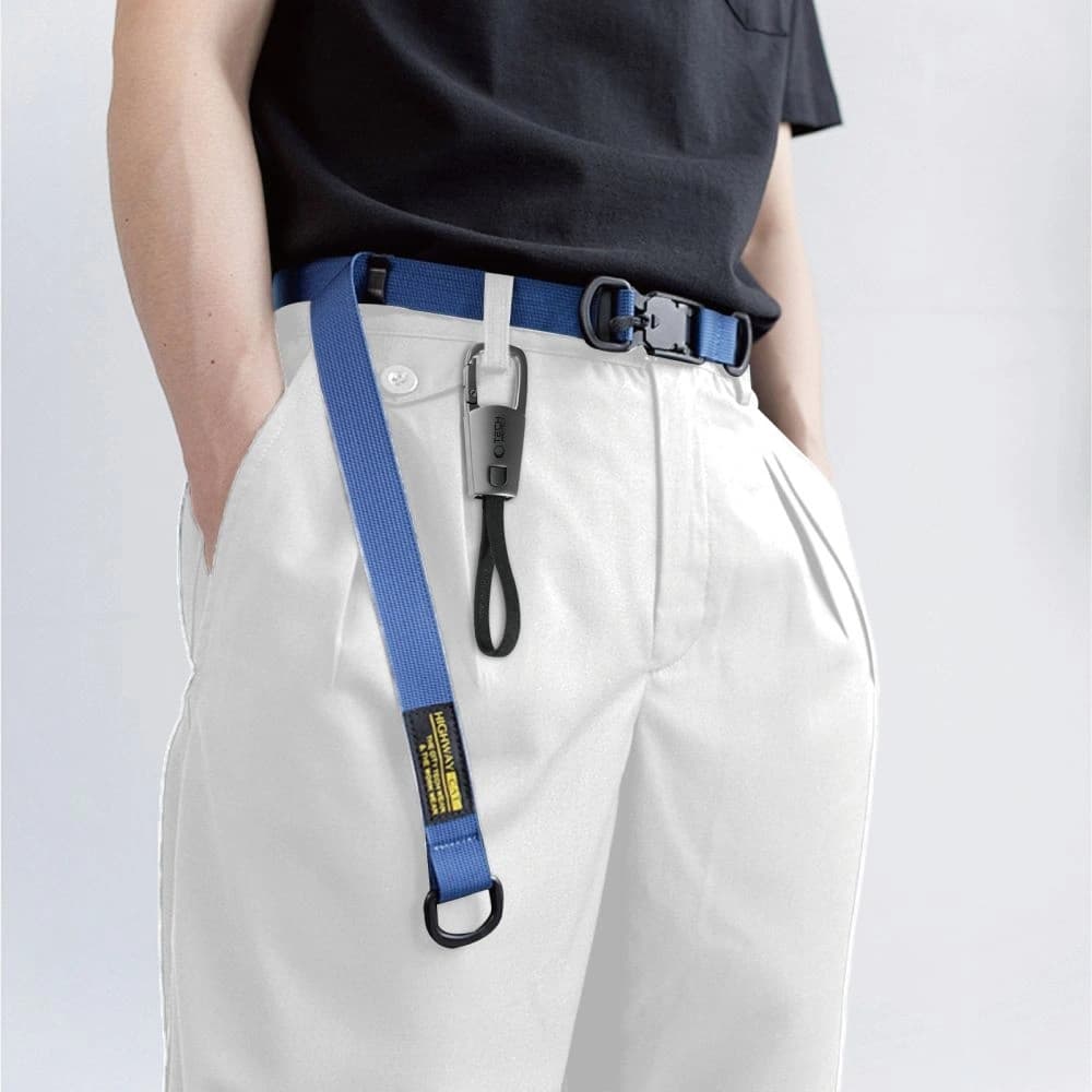 Tech-Protect Ultraboost DNA Keychain USB-C / USB-C Cable PD 60W / 3A Iron Grey - 6