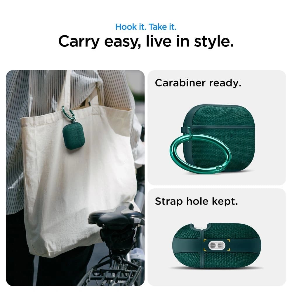 Spigen Urban Fit Apple AirPods Pro 3 Midnight Green - 13