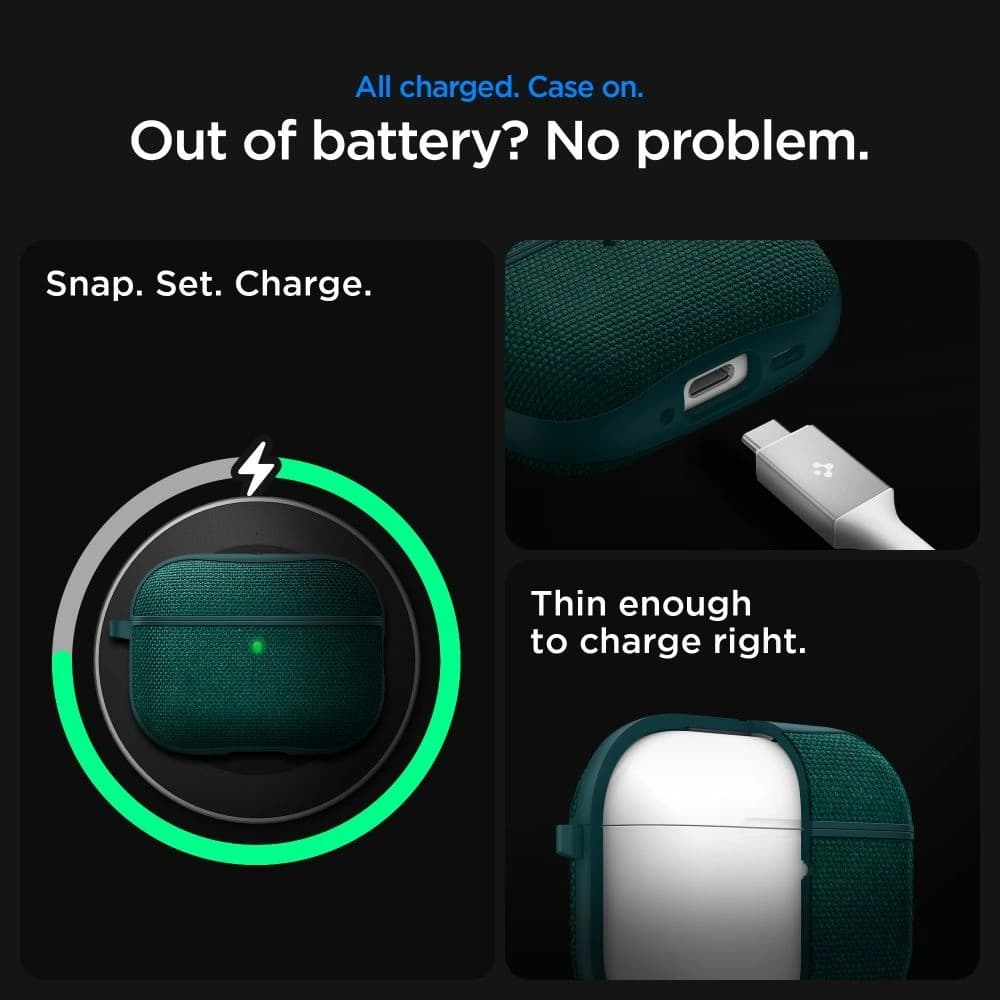 Spigen Urban Fit Apple AirPods Pro 3 Midnight Green - 15