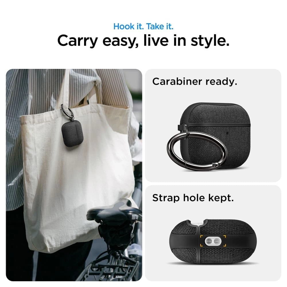 Spigen Urban Fit Apple AirPods Pro 3 Fekete - 12