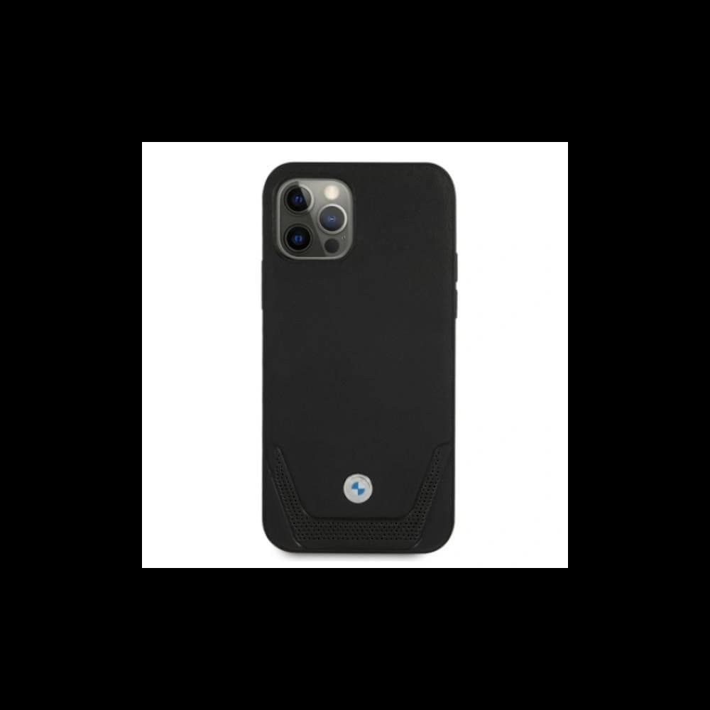 [CR] Etui BMW BMHCP12MRSWPK Apple iPhone 12/12 Pro černý/black hardcase Leather Perforate - 3