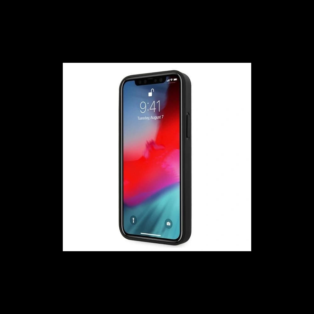 [CR] Etui BMW BMHCP12MRSWPK Apple iPhone 12/12 Pro černý/black hardcase Leather Perforate - 5