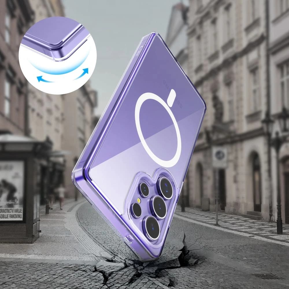 [CR] Tech-Protect Flexair Hybrid MagSafe Samsung Galaxy S25 Ultra Clar - 5