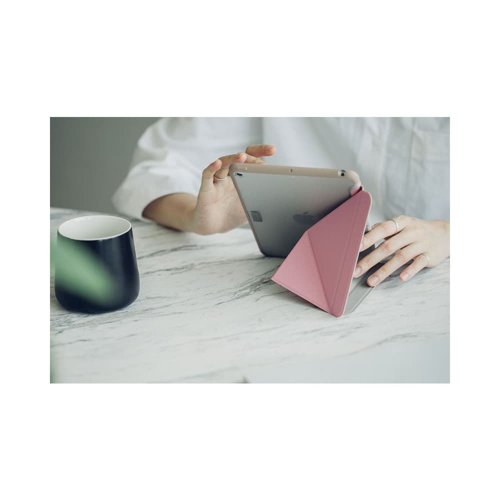 Etui Moshi VersaCover origami Apple iPad mini 7.9 2019 (a 5-a generație) (Gri piatră) - 4