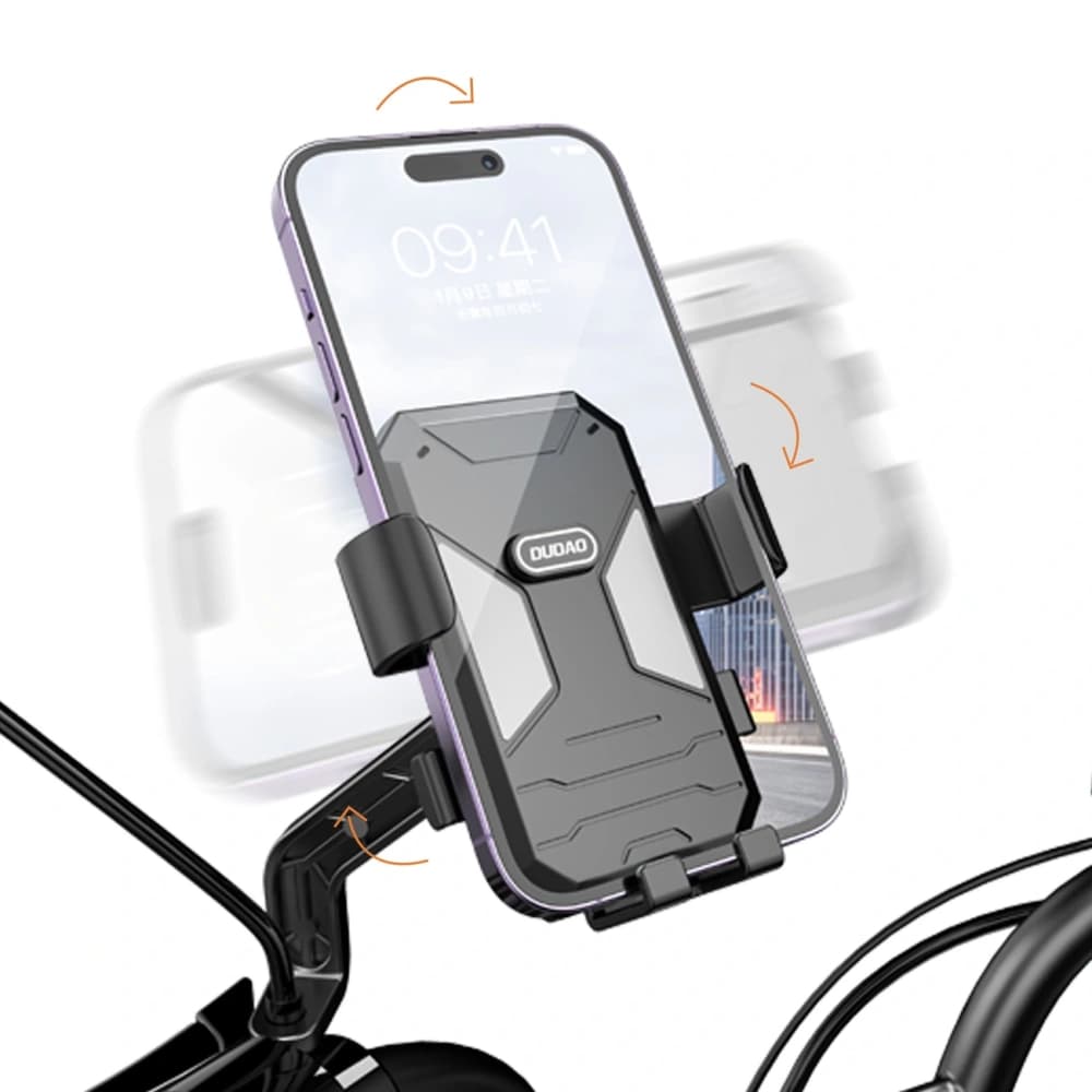 DUDAO F7C+ black bicycle/motorcycle phone holder - 3