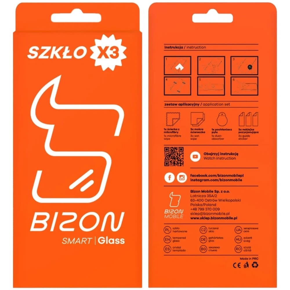 Bizon Smart 2.5D Glas Samsung Galaxy S24 [3 PACK] - 5