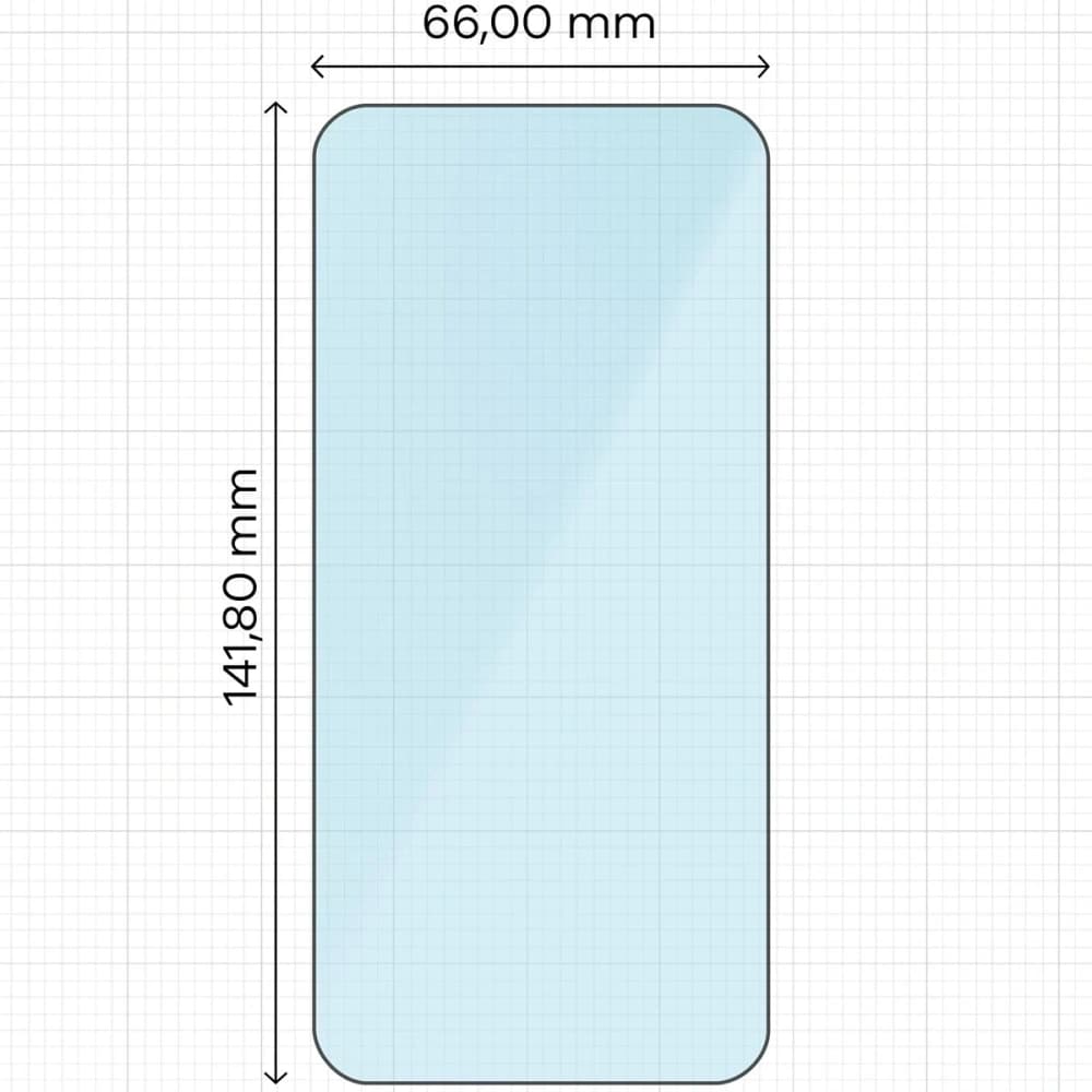 Bizon Smart 2.5D Glas Apple iPhone 15 / 16 [3 PACK] - 2