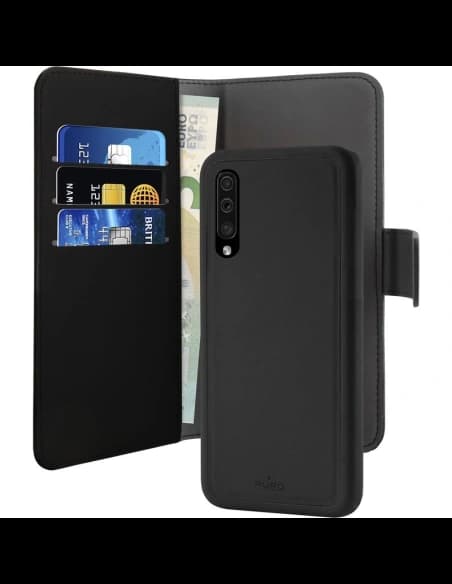Etui PURO Wallet Detachable 2w1 Samsung Galaxy A50/A50s/A30s (negru)