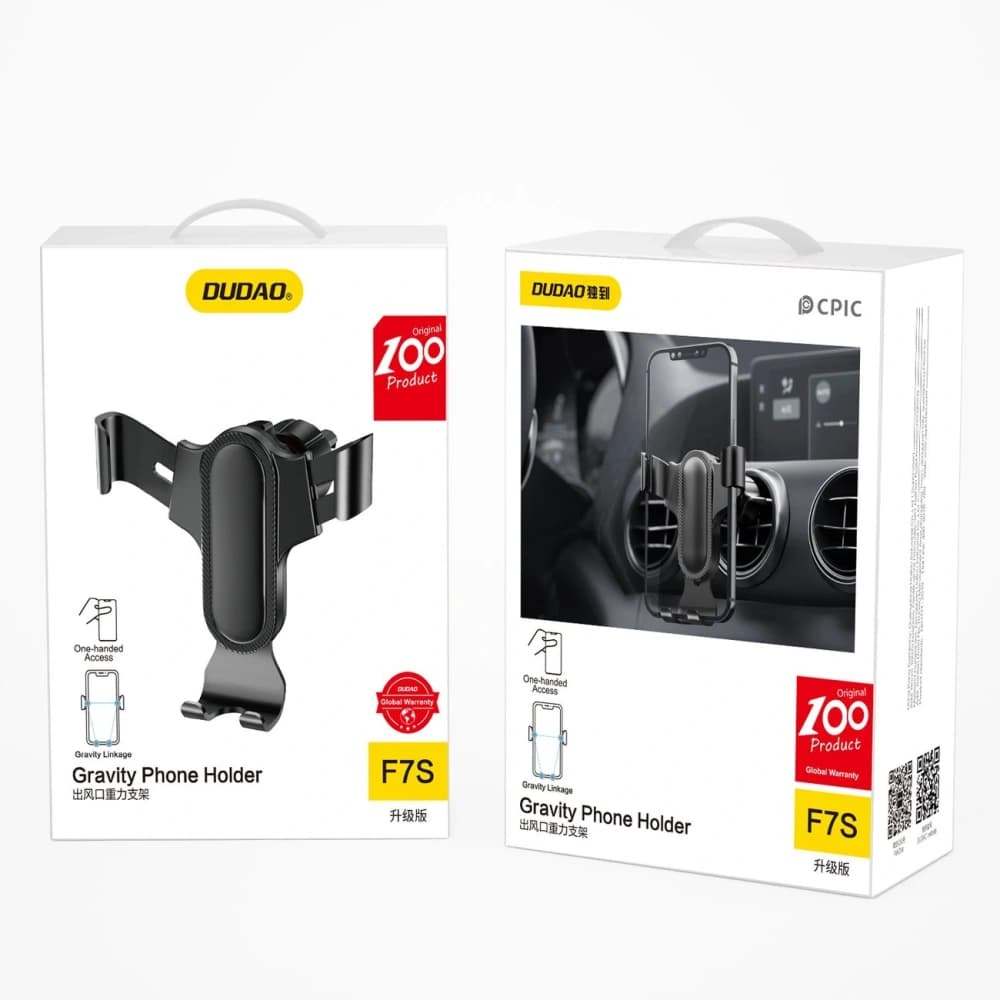 DUDAO F7s black car mount for air vent - 5