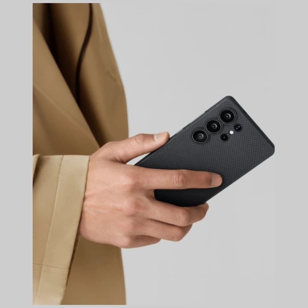 PITAKA Ultra-Dünn MagSafe Samsung Galaxy S25 Ultra schwarz grau - 14