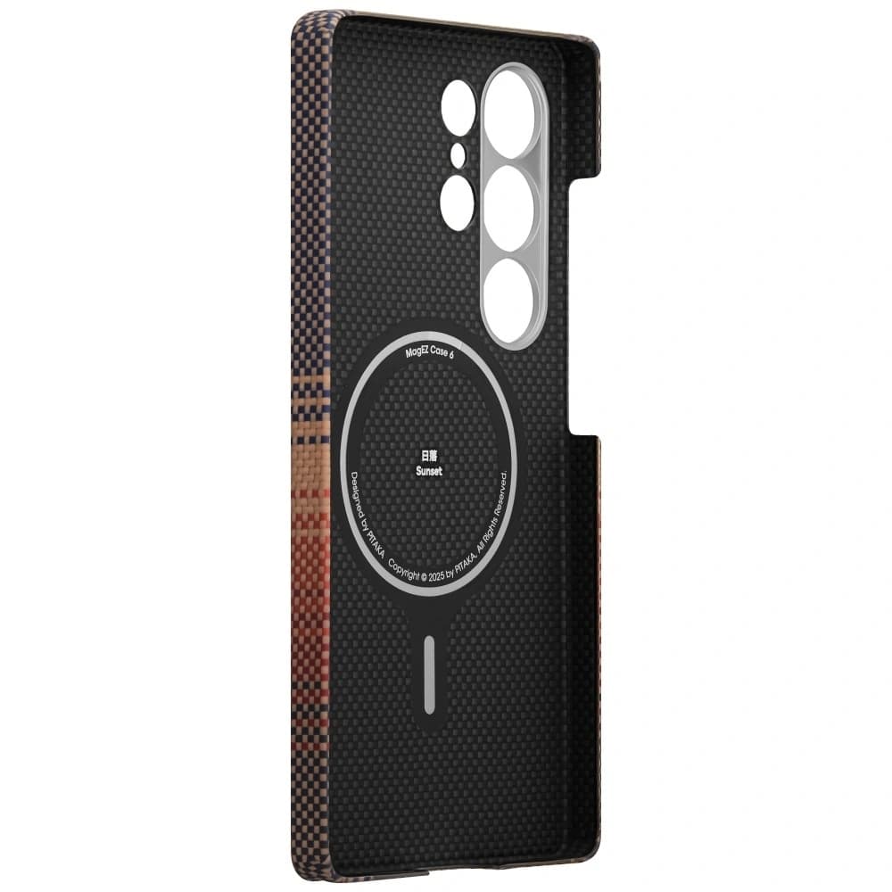 PITAKA Ultra-Slim MagSafe Samsung Galaxy S25 Ultra západ slunce - 4