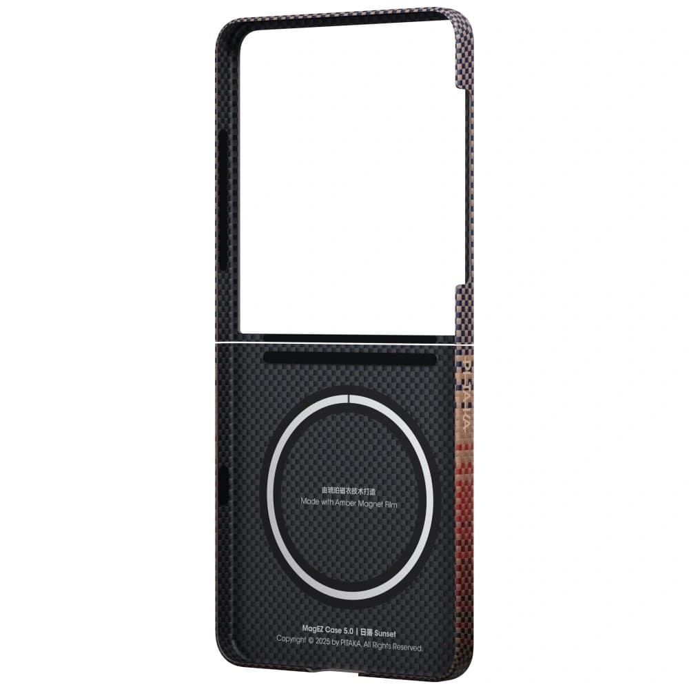 PITAKA Ultra-Slim MagSafe Samsung Galaxy Z Flip7 naplemente - 3