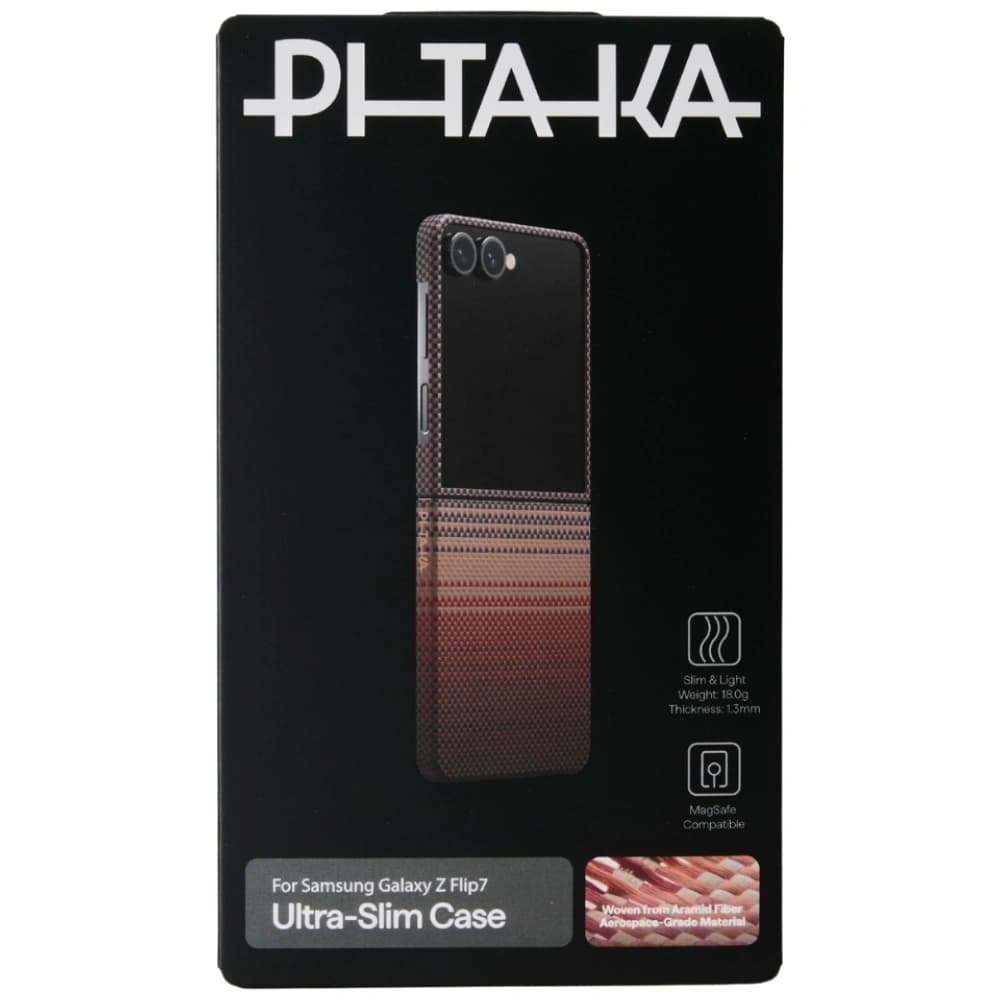 PITAKA Ultra-Slim MagSafe Samsung Galaxy Z Flip7 naplemente - 7