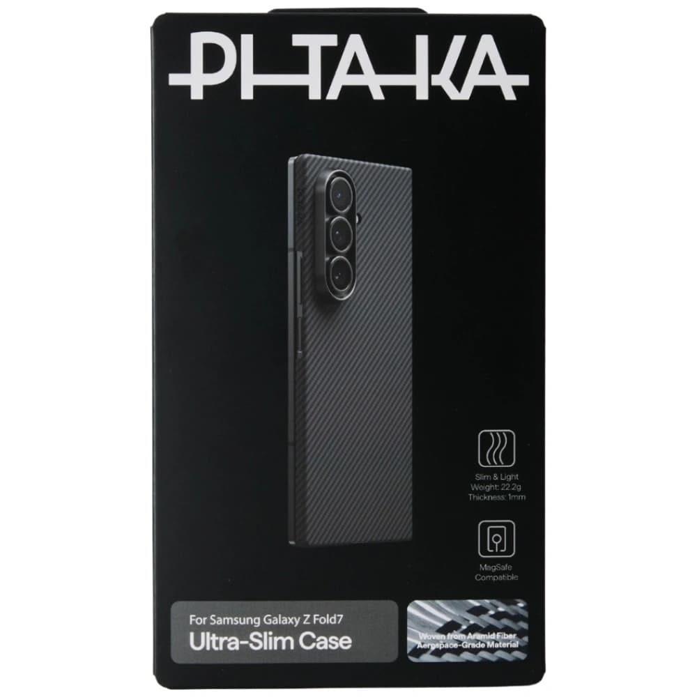 PITAKA Ultra-Dünn MagSafe Samsung Galaxy Z Fold7 schwarz grau - 7