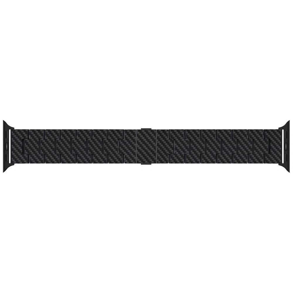 PITAKA Carbon Fiber Retro pentru Apple Watch 1/2/3/4/5/6/7/8/9/10/11/SE/SE 3/Ultra/Ultra 2/Ultra 3 negru gri - 7